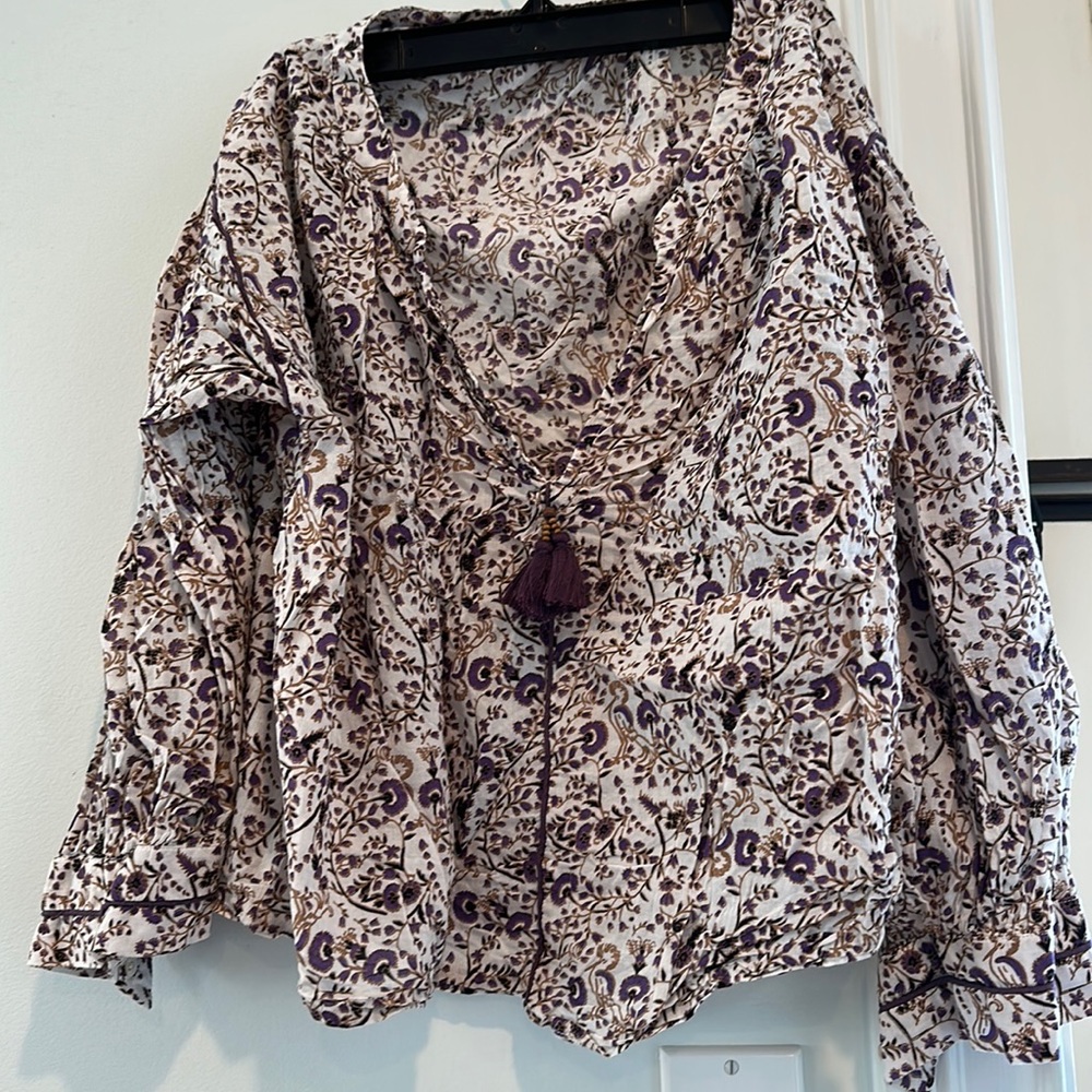 Roller Rabbit Flowy boho top